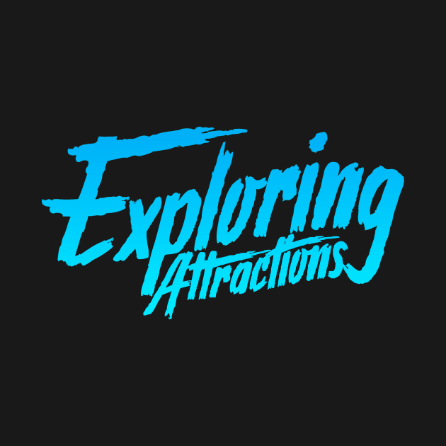 Exploring Attractions Blue Logo by SoCalExploring