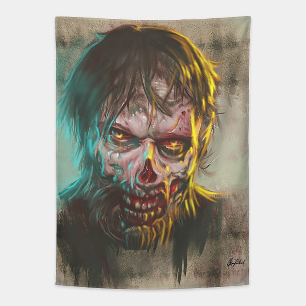 Zombie Tapestry by Artofokan