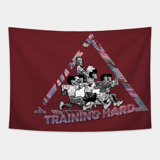 Training Hard Tapestry by HydratedManu