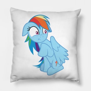 Scared Rainbow Dash Pillow