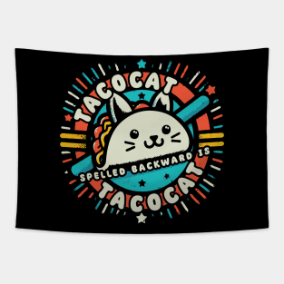 Tacocat Spelled Backward Is Tacocat Tapestry