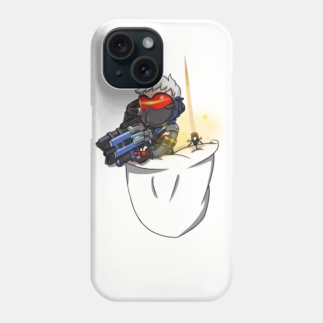 Pocket Soldier 76 Phone Case by Reisu