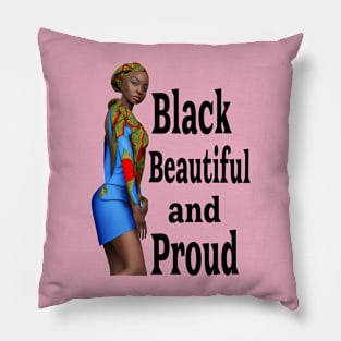 Black and Beautiful Pillow