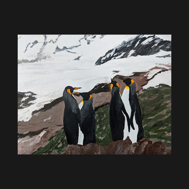 Penguin Print by PaintstopbyNandini