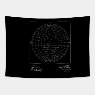 Star Finder Vintage Patent Drawing Tapestry