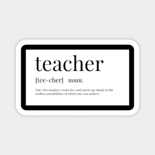 Teacher definition Magnet