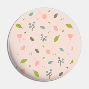 Flowers and leaves Pin