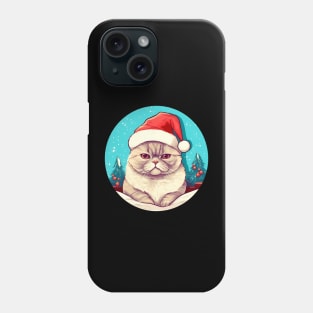 Exotic Shorthair Cat Xmas, Love Cats Phone Case