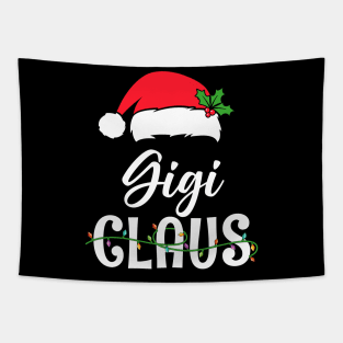 Gigi Claus Santa Funny Christmas Pajama Matching Family Tapestry