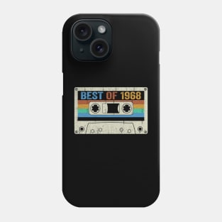 Best Of 1968 56th Birthday Gifts Cassette Tape Vintage Phone Case