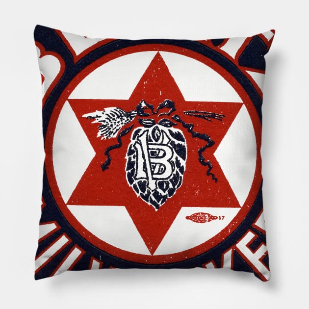 Blatz Pillow by MindsparkCreative