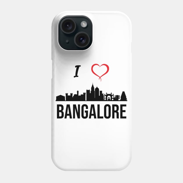 I love Bangalore Bengaluru India Phone Case by alltheprints