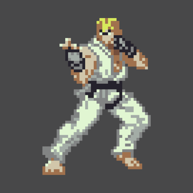 Pixel Ultimate - Ken - White by studio bluemouse