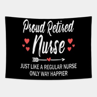 Funny Retirement Nurse , Proud Retired Nurse Tapestry