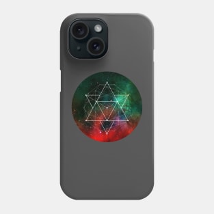 STAR TETRAHEDRON - INTERSTELLAR SPACE-GEOMETRIC SHAPES, FOR SMART, INTELLECTUAL PEOPLE LIKE YOUR GOOD SELF Phone Case