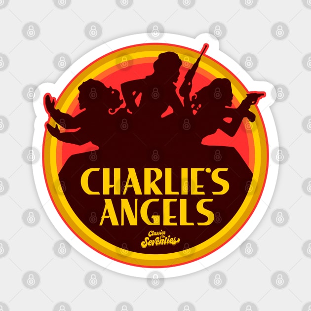 Charlie Angels Magnet by GiGiGabutto