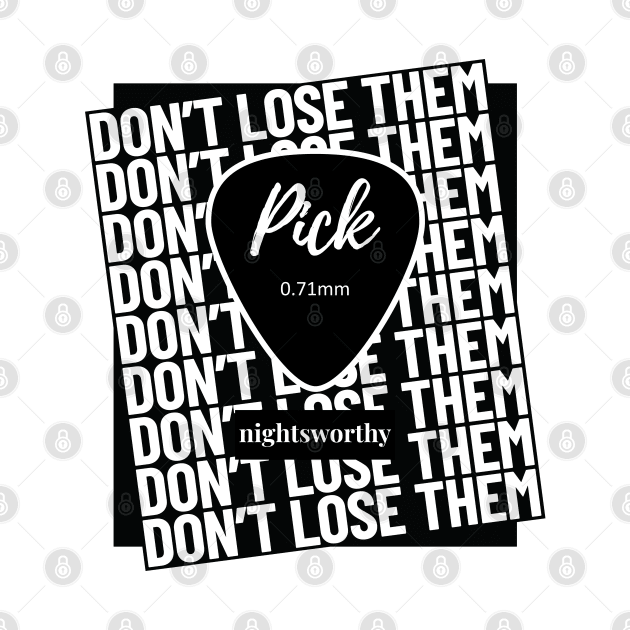 Pick Don't Lose Them Repeated Text by nightsworthy