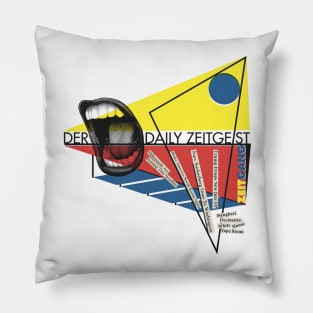 Der Daily Zeitgeist - Bauhaus Logo Pillow