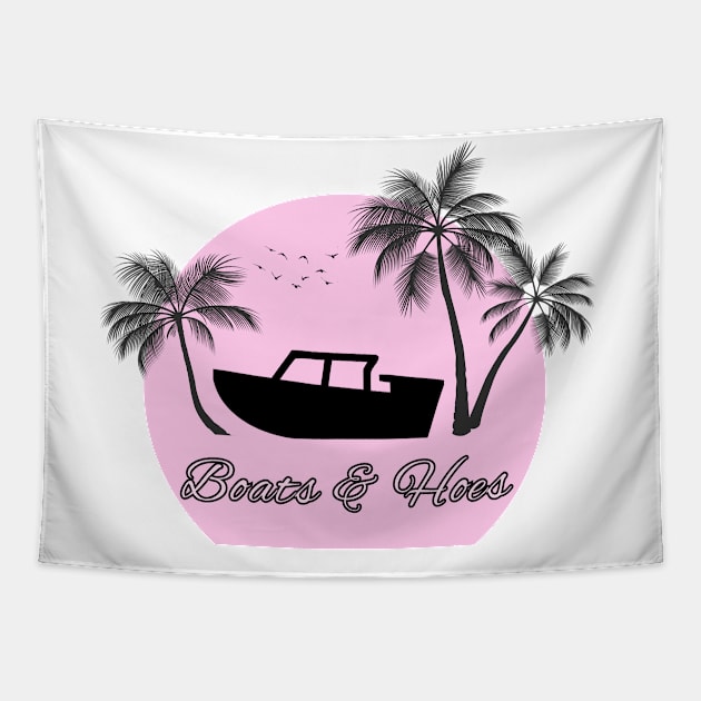 Boats and Hoes 3 Tapestry by Bishop Creations