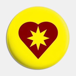 STAR HEART. SAMER BRASIL Pin