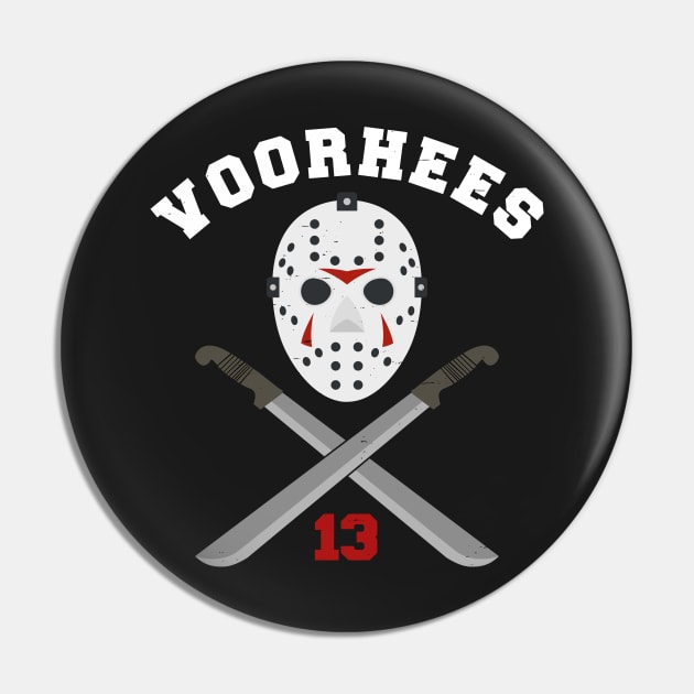 Jason Voorhees - Friday the 13th Pin by cpt_2013