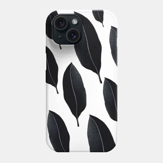 Leaf textured Phone Case by JequiPrint