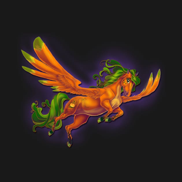 Pumpkin Pegasus by Unicornarama