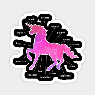 Unicorn Anatomy Magnet