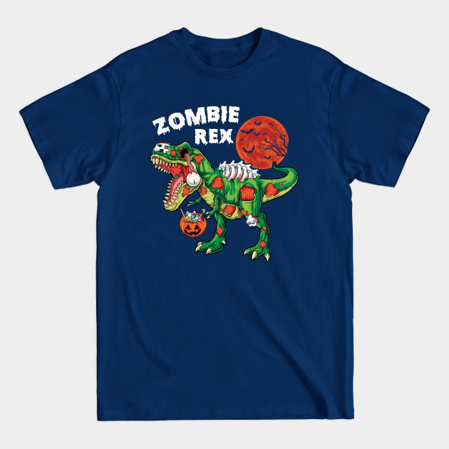 Disover Zombie T rex dinosaur for kids halloween - T Rex T Rex Tyrannosaurus Tyrannosaurus - T-Shirt