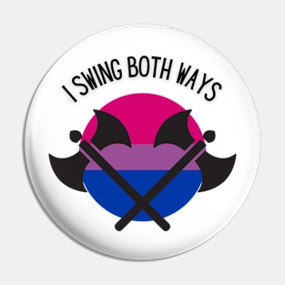 Bi Pride with Axes! Pin