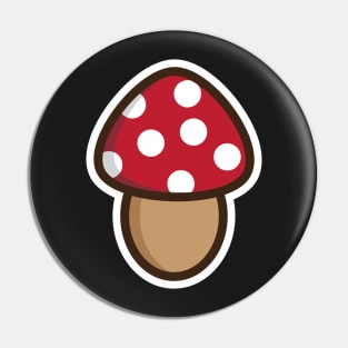 red mushroom Pin