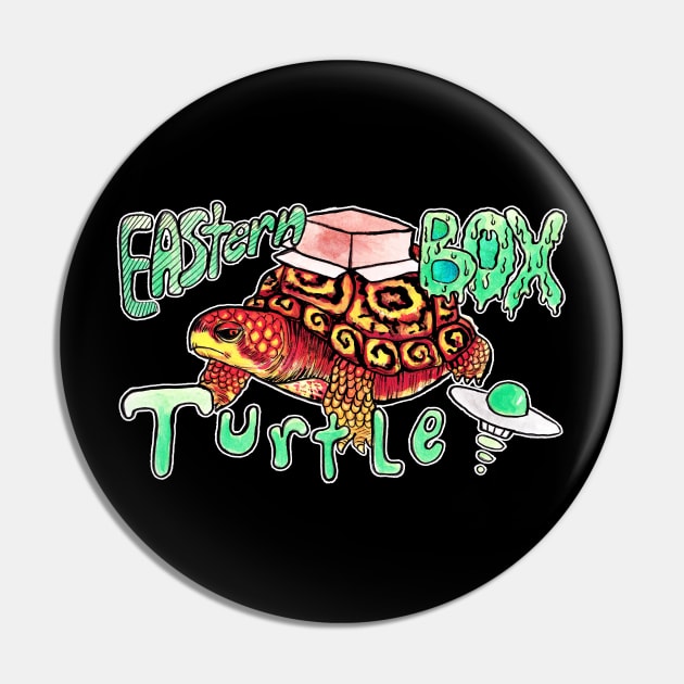 Eastern Box Turtle Pin by saradaboru