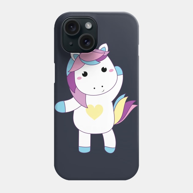 Baby unicorn model Phone Case by grafart