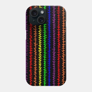 Rainbow Lines Phone Case