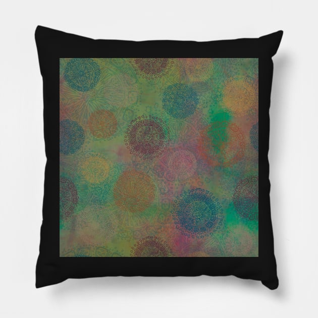 Be Jewelled - Emerald Pillow by lottibrown