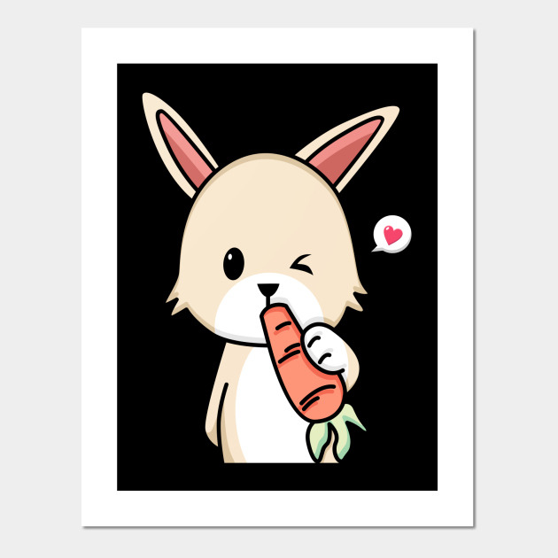 rabbit eating carrot - Rabbit - Posters and Art Prints | TeePublic rabbit eating carrot - Rabbit - Posters and Art Prints | TeePublic