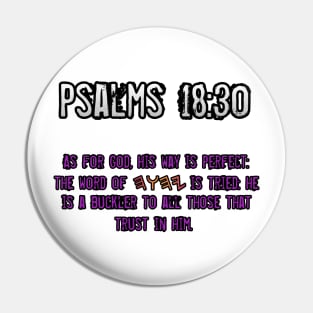 Psalms 18:30 Pin