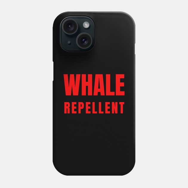 Whale Repellent Phone Case by Spatski