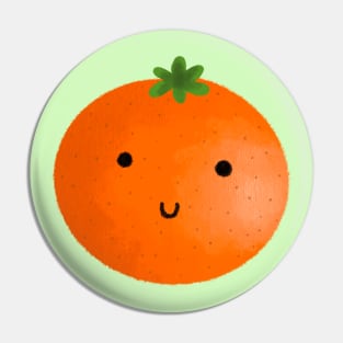 Orangey orange Pin