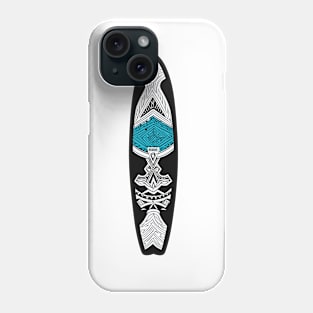 surfboard art, surfing surfer vibes, v3 Phone Case