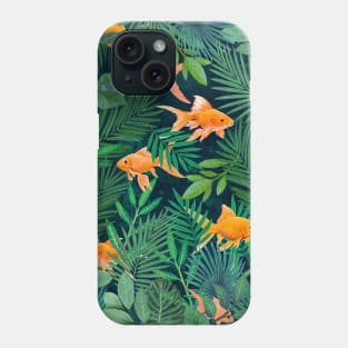 Goldfish in the Jungle Phone Case