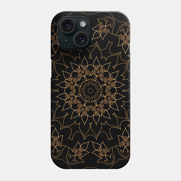 Ornament Golden Phone Case by Creative Has