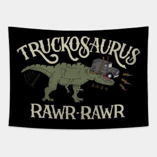 Truckosaurus Tapestry