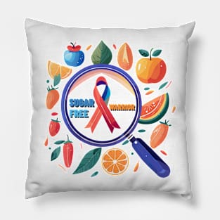 Sugar Free Warrior Pillow