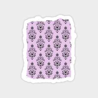 Haunted Mansion Wallpaper Amethyst Purple Magnet