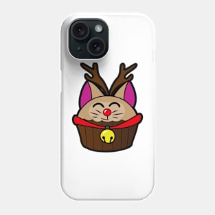 Rudolph Reindeer Cat Phone Case