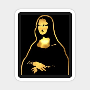 Mona Lisa | Gold Series | Pop Art Magnet