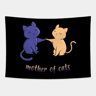 MOTHER OF TWO CATS Tapestry