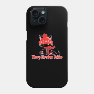 Merry Chrismas Bitches Cranky Cat Phone Case