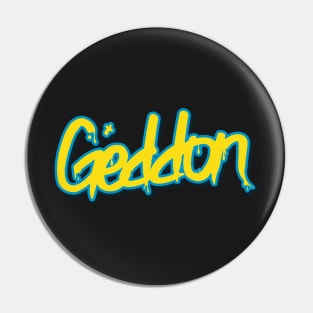 Geddon (Yellow & Blue) Pin